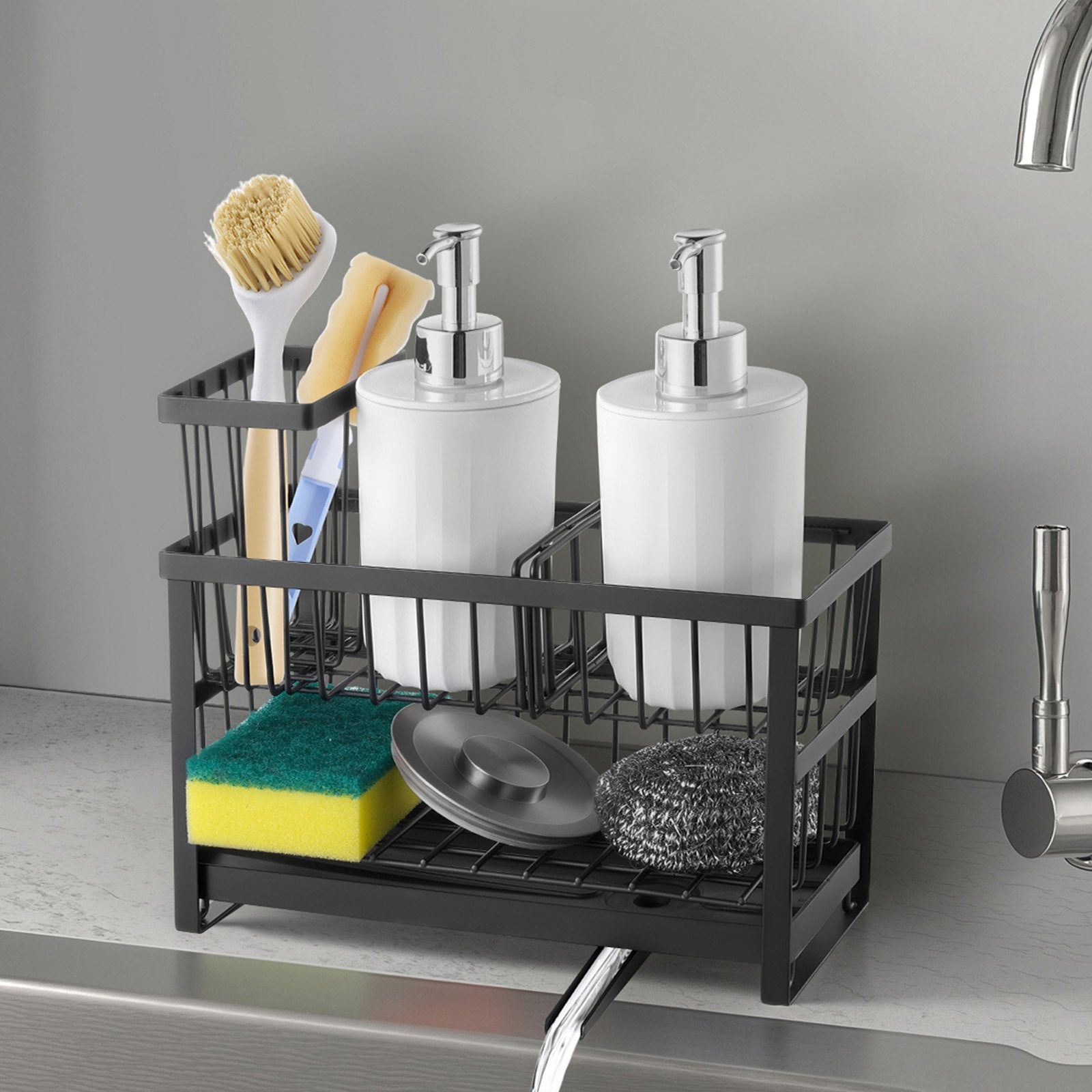 SinkTidy Pro™ — The Sponge Caddy That Finally Made My Kitchen Sink Look Clean