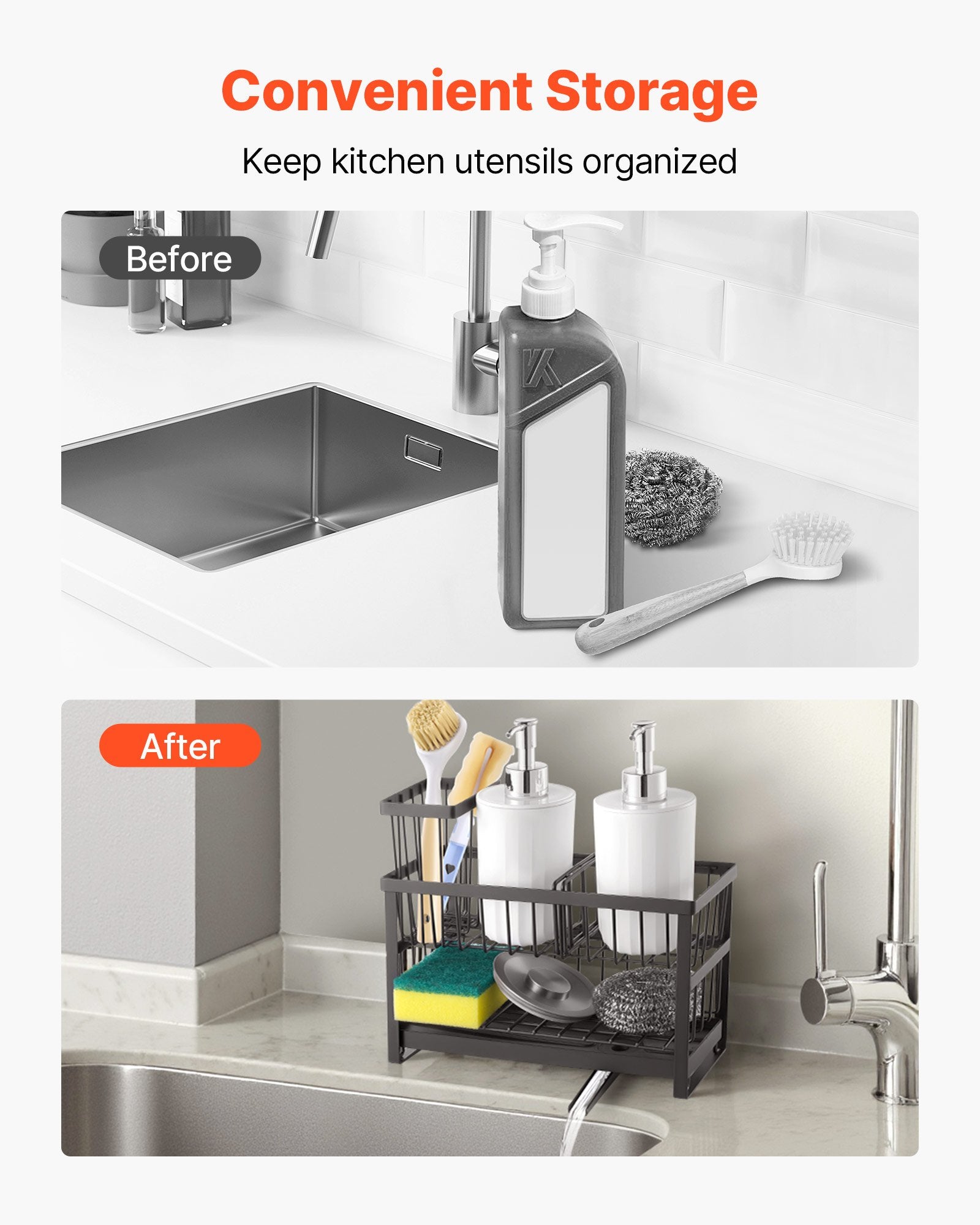 SinkTidy Pro™ — The Sponge Caddy That Finally Made My Kitchen Sink Look Clean